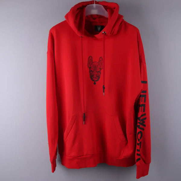 [BUNJANG] Life Work Ladog Logo Hoodie Red (M) / 라이프워크 라독 로고 후드티 레드 (M) 5225