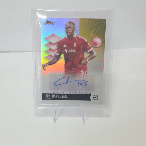 [BUNJANG] Liverpool Ibrahima Konaté Autograph Card Topps Finest / [오토] 리버풀 이브라히마 코나테 오토(사인) 카드 탑스 파이니스트