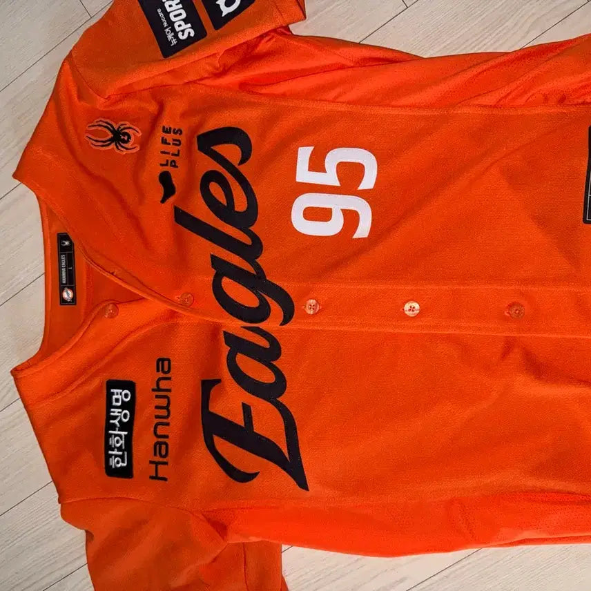 [BUNJANG] Hanhwa Eagles Hwang Young-mook Authentic Baseball Jersey (L/100) / 한화 유니폼