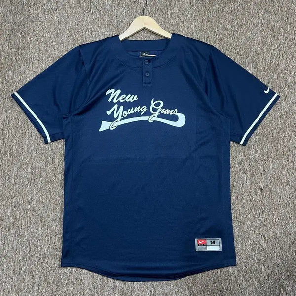 [BUNJANG] Nike Dry-Fit Baseball Jersey Navy M / 나이키 야구 유니폼 네이비 M