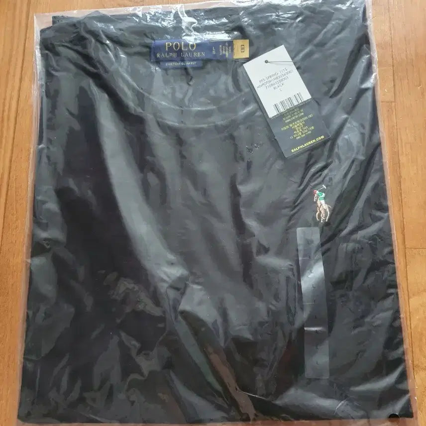 [BUNJANG] Polo Ralph Lauren Custom Fit T-Shirt Black L / 폴로 랄프로렌 커스텀핏 반팔티 블랙 L