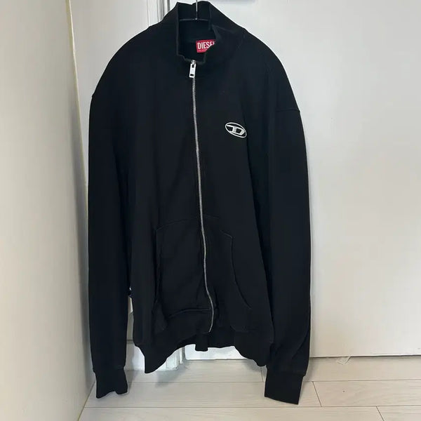 [BUNJANG] Diesel Zip-Up Sweatshirt With Metallic Logo 3XL / 일주일동안할인 디젤 Zip-Up Sweatshirt With Metallic Logo 3xl