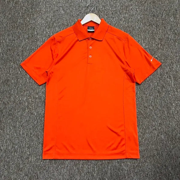 [BUNJANG] Nike Golf Dri-FIT Orange Short-Sleeve Polo Shirt Size S / 나이키골프 드라이핏 오렌지 반팔 폴로티 S