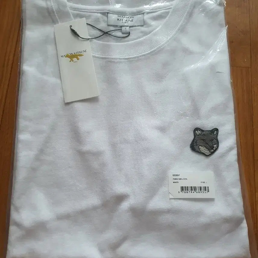 [BUNJANG] Maison Kitsuné Short Sleeve T-Shirt White L / 메종 키츠네 반팔 티셔츠 화이트L