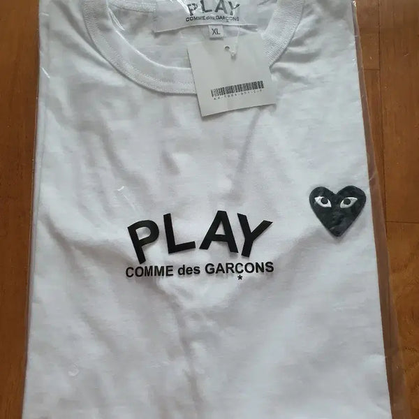 [BUNJANG] Comme des Garçons Play White Short Sleeve T-Shirt XL / 꼼데가르송 플레이 반팔티 화이트xl