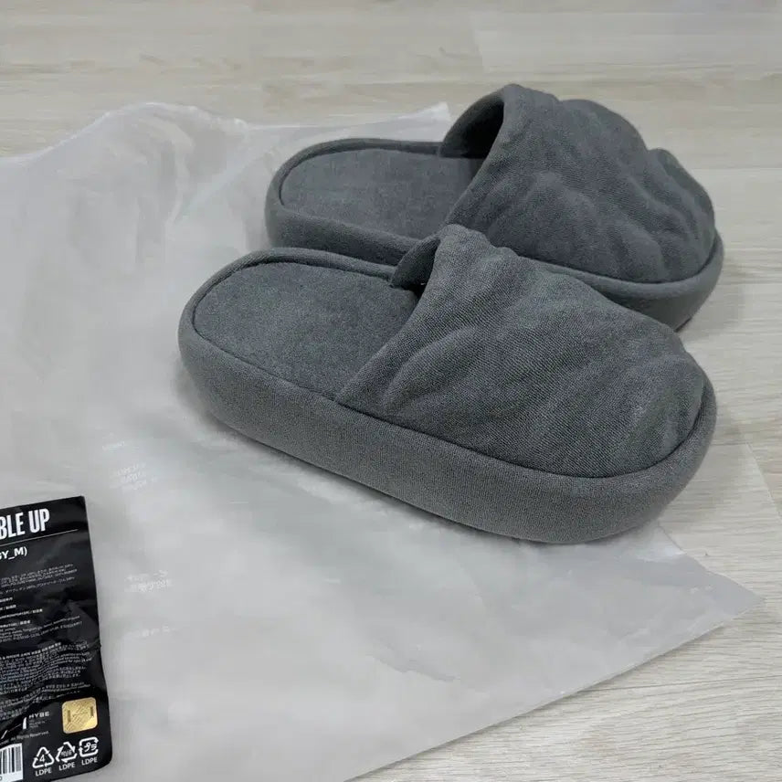 [BUNJANG] SEVENTEEN Bouble Up Slippers (Grey, M) / 세븐틴 CxM bouble up 슬리퍼