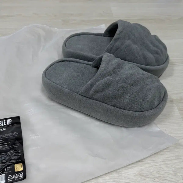 [BUNJANG] SEVENTEEN Bouble Up Slippers (Grey, M) / 세븐틴 CxM bouble up 슬리퍼