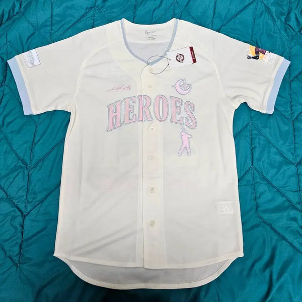 [BUNJANG] Kiwoom Heroes Song Seong-mun Player Jersey (XS, New) / 키움 히어로즈 송성문 플레이어 유니폼 (85 XS / 새상품)