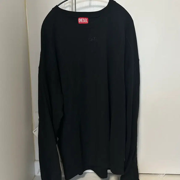 [BUNJANG] Diesel Long-Sleeve T-Shirt With Solid Color Panels 3XL / 일주일동안할인 디젤 Long-Sleeve T-Shirt With Solid Color Panels 3xl