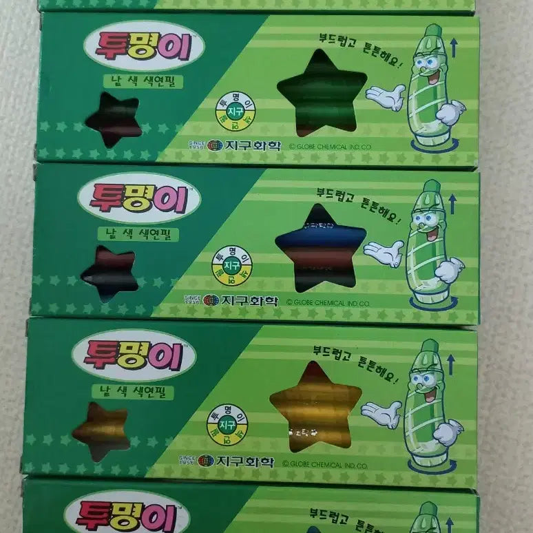 [BUNJANG] Geohwa Transparent Colored Pencils (46 Count) / 지구 투명이 색연필 46자루