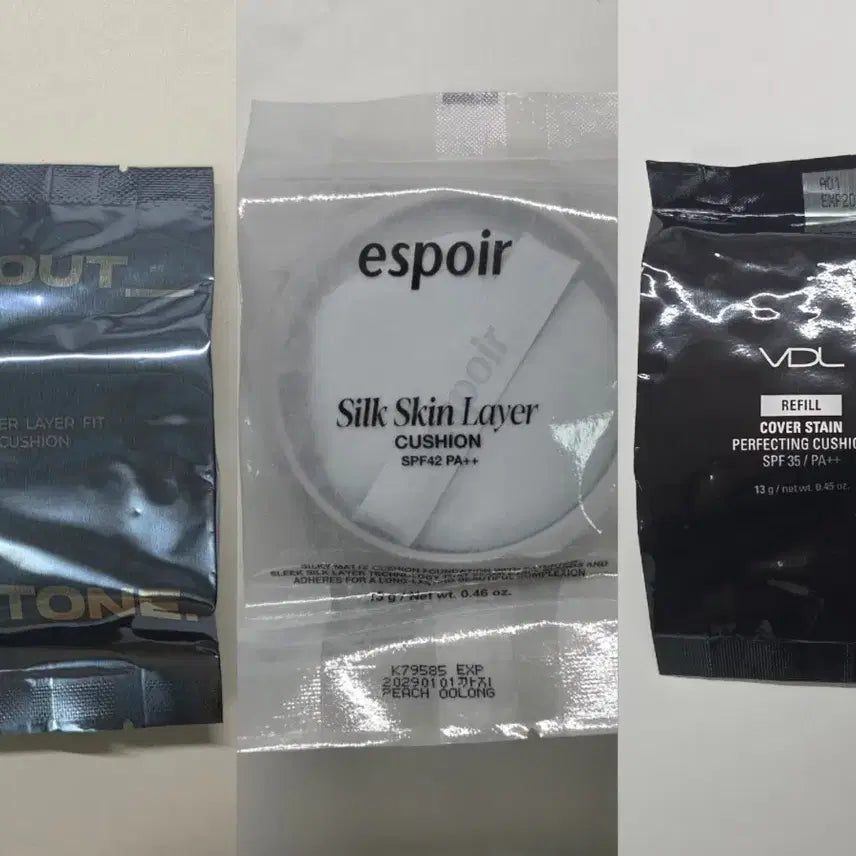 [BUNJANG] Bundle Set About Tone, Espoir, VDL Cushion Refills / 쿠션 리필 일괄 판매
