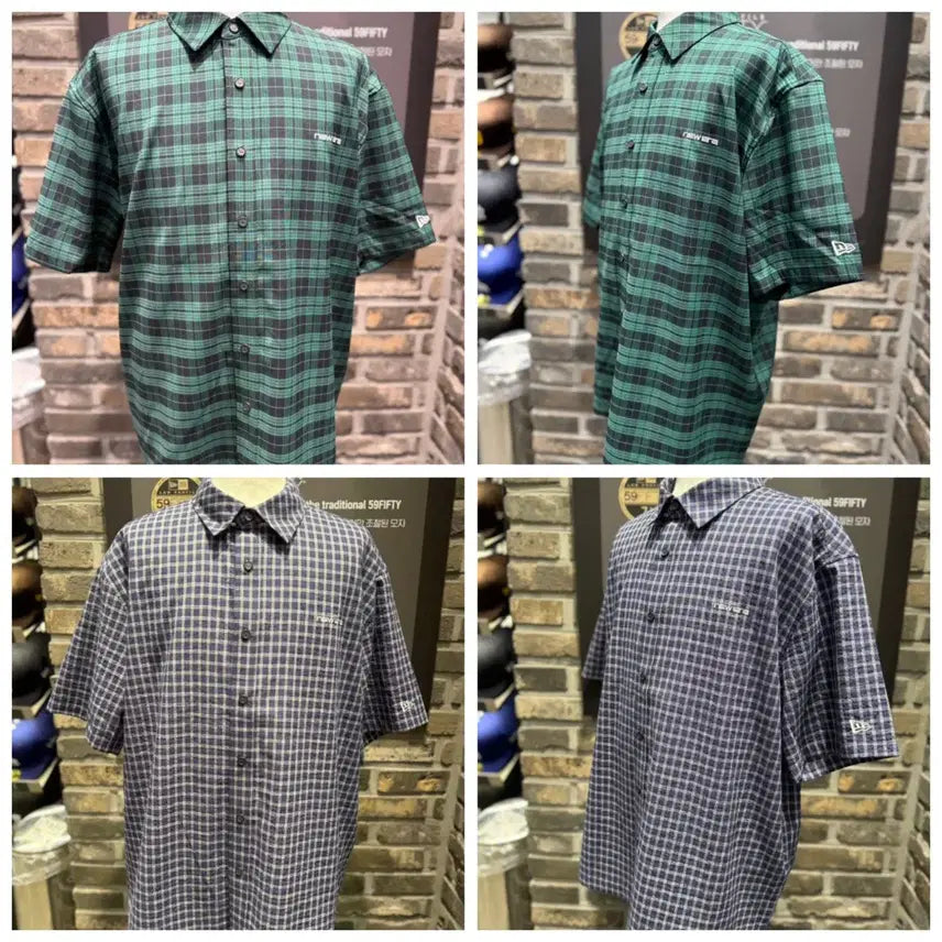 [BUNJANG] New Era Short Sleeve Shirt 2XL / 뉴에라 반팔셔츠(2XL)개별가