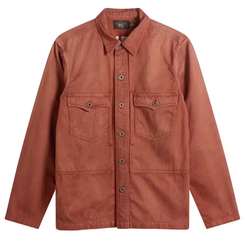 [BUNJANG] RRL Embroidered Herringbone Overshirt (M) / (새상품) 더블알엘 임브로이더 헤링본 오버셔츠 m