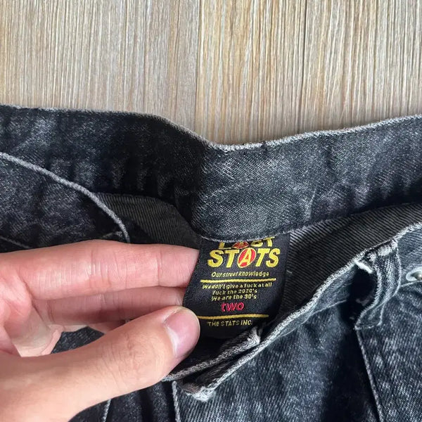 [BUNJANG] Lastest Double Knee Denim Pants / 라스태츠 더블니