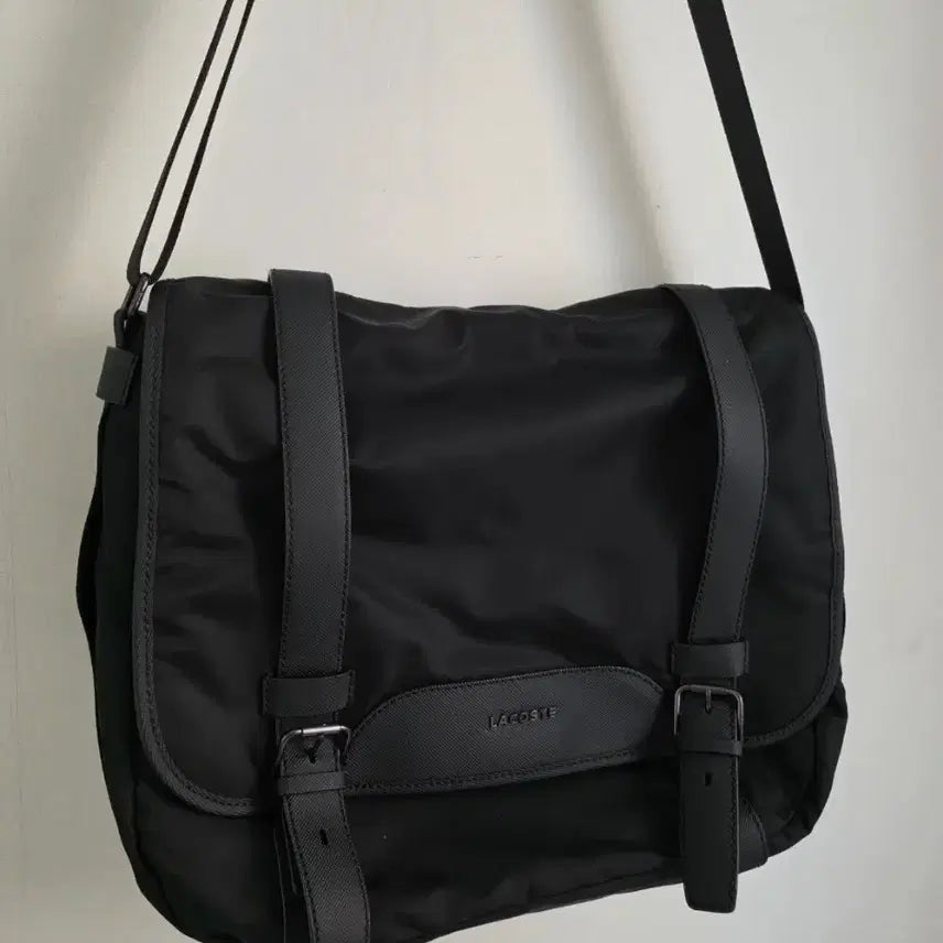 [BUNJANG] Lacoste Nylon Shoulder Bag / 라코스테 메진저뱁