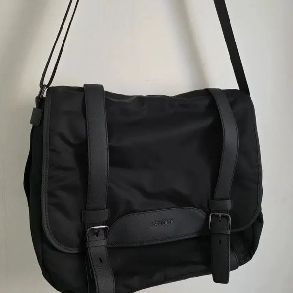 [BUNJANG] Lacoste Nylon Shoulder Bag / 라코스테 메진저뱁