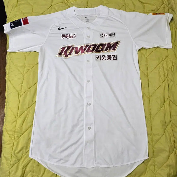 [BUNJANG] Kiwoom Heroes 2024 Nike Player Issued Authentic Home Jersey (3XL) / 키움 히어로즈 2024 나이키 선수지급용 노마킹 홈 고급형 어센틱 유니폼 (3XL)