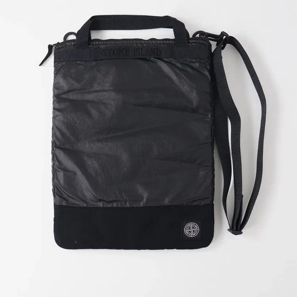 [BUNJANG] Stone Island Mussola Gomata Computer Bag Black / 스톤아일랜드 무솔라고마타 컴퓨터백 블랙팝니다.