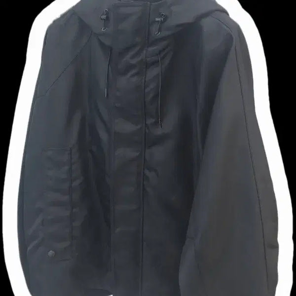 [BUNJANG] Solid Homme Black Hooded Shell Parka Jacket / 솔리드옴므 블랙후드 쉘파카 자켓 48,50,52