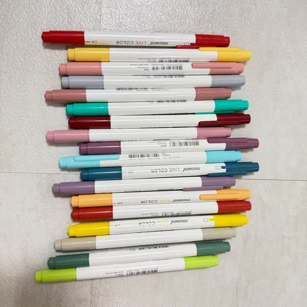 [BUNJANG] Monami Live Color 18 Color Set / 모나미 live color 18색 처분