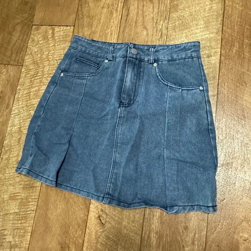 [BUNJANG] Blue Denim Mini Skirt / 청 데님 미니스커트 (8/5-8/6 할인)