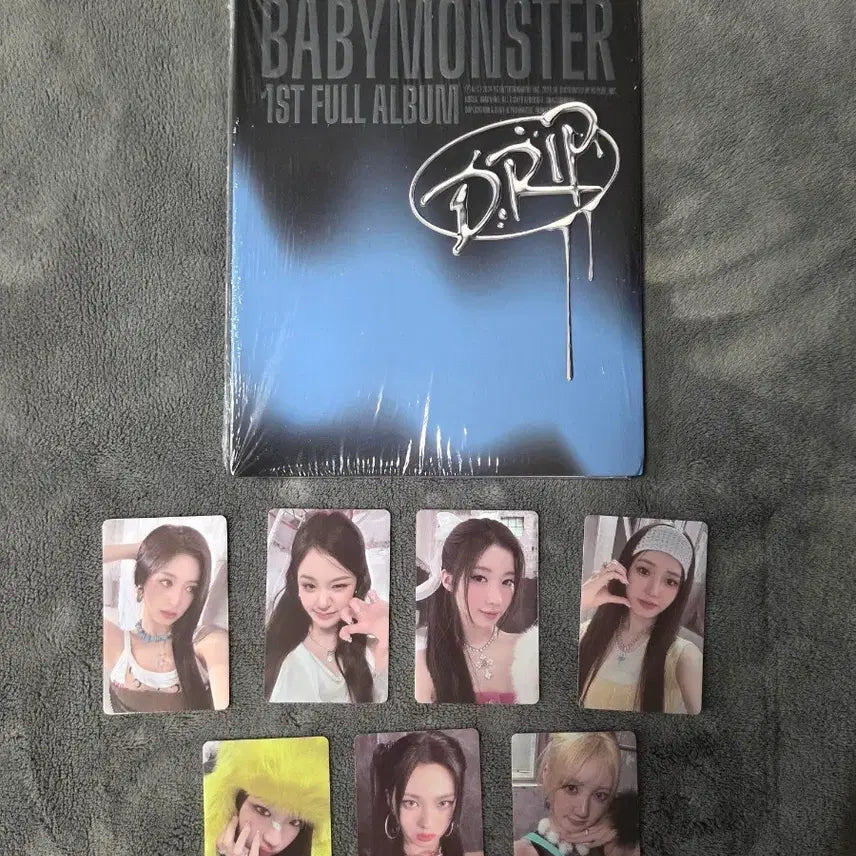 [BUNJANG] BABYMONSTER 1st Full Album DRIP Photocard Set / BABYMONSTER 1ST FULL ALBUM DRIP 포토카드 7종