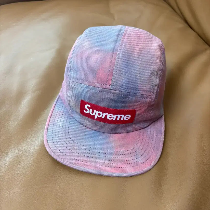 [BUNJANG] Supreme Washed Chino Twill Camp Cap / 슈프림 캠프캡 모자 박스로고 마블 다이드