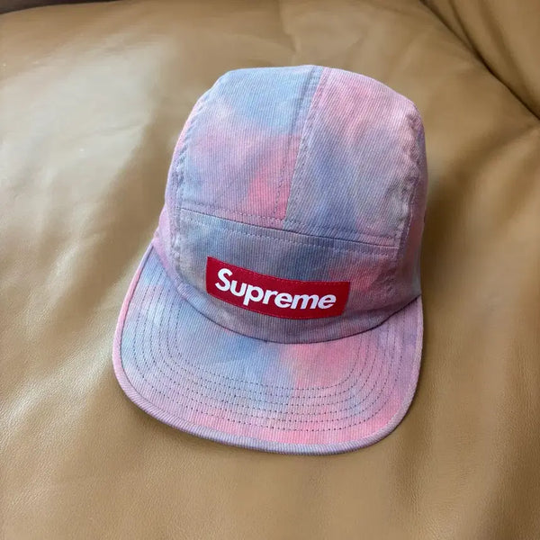 [BUNJANG] Supreme Washed Chino Twill Camp Cap / 슈프림 캠프캡 모자 박스로고 마블 다이드