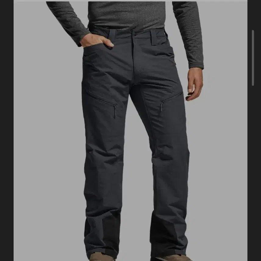 [BUNJANG] CQR Teton Alpha Tactical Hiking Pants Charcoal / CQR 테톤 알파 전술 등산 바지 기모 36 차콜