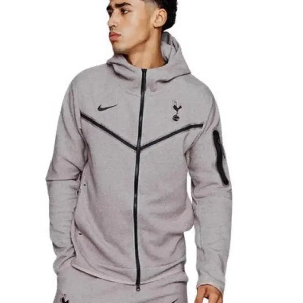 [BUNJANG] Nike Tottenham Hotspur Tech Fleece Hoodie Grey / 나이키 토트넘 홋스퍼 테크플리스 후드집업 그레이
