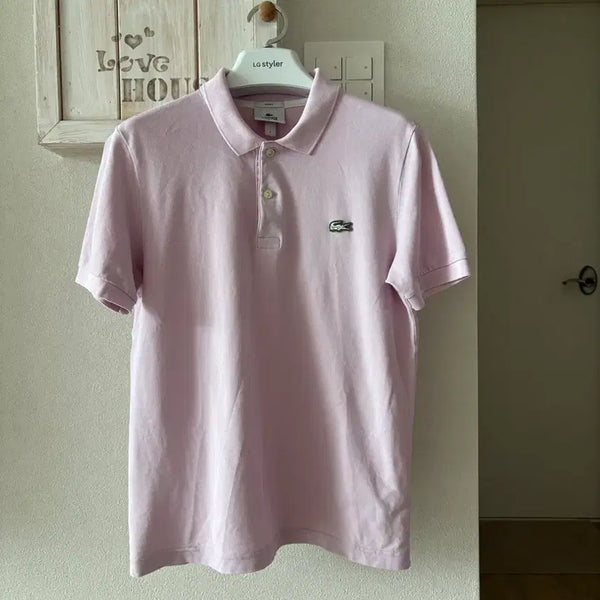 [BUNJANG] Lacoste Unisex Lavender Polo Shirt / 남녀공용)라코스테 연보라 카라셔츠
