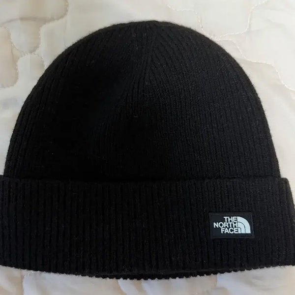 [BUNJANG] The North Face Black Beanie Hat / 노스페이스 비니 블랙 모자
