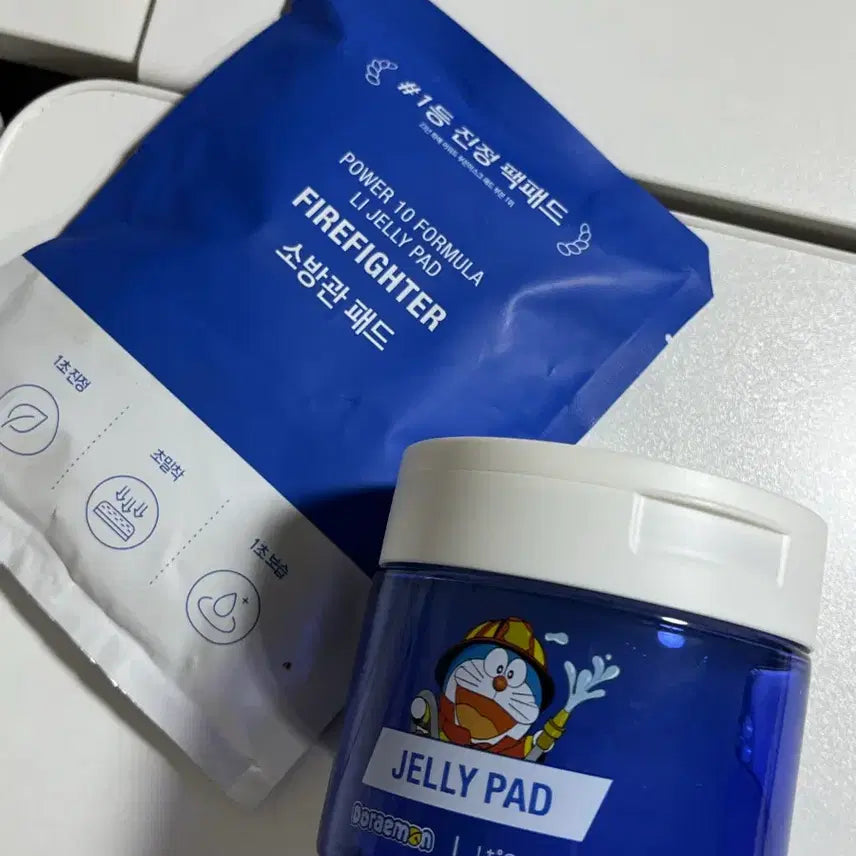 [BUNJANG] It's Skin Power 10 Formula Firefighter Jelly Pad Set (Main + Refill) / 잇츠스킨 토너패드 본품+리필 새거