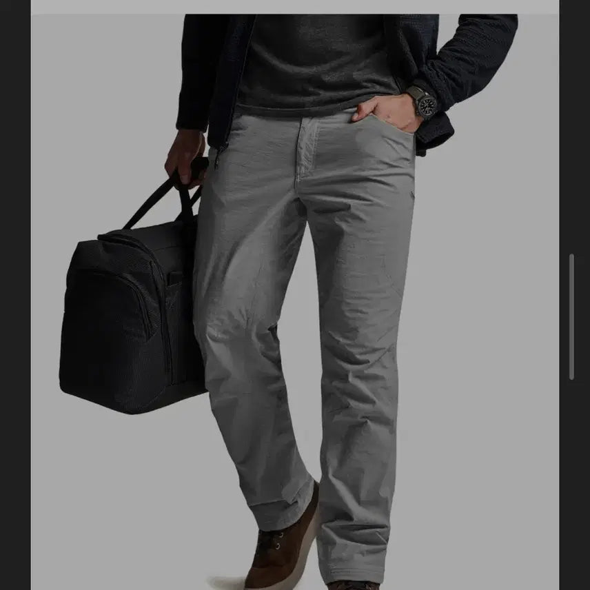 [BUNJANG] CQR Thermal Tactical Cargo Pants Charcoal Grey / CQR 기모방한 전술 카고바지 36 차콜 그레이