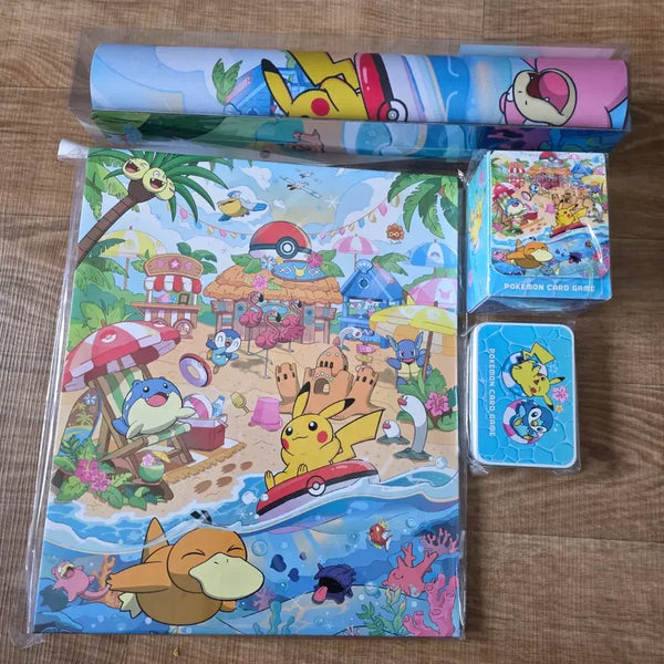 [BUNJANG] Pokemon Chilling Beach Series Bundle Set (4 types) / 포켓몬 부산 팝업 스토어  칠링비치 시리즈 일괄 4종