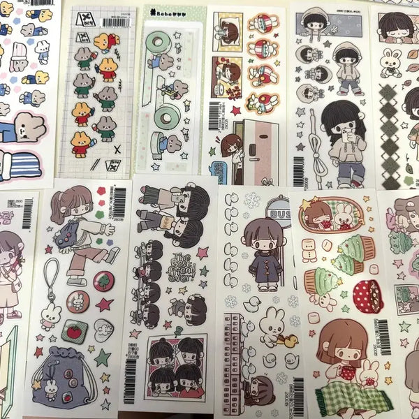 [BUNJANG] Bebesticker Stickers (12 pcs) Bundle Set / 베베 스티커 12장 처분