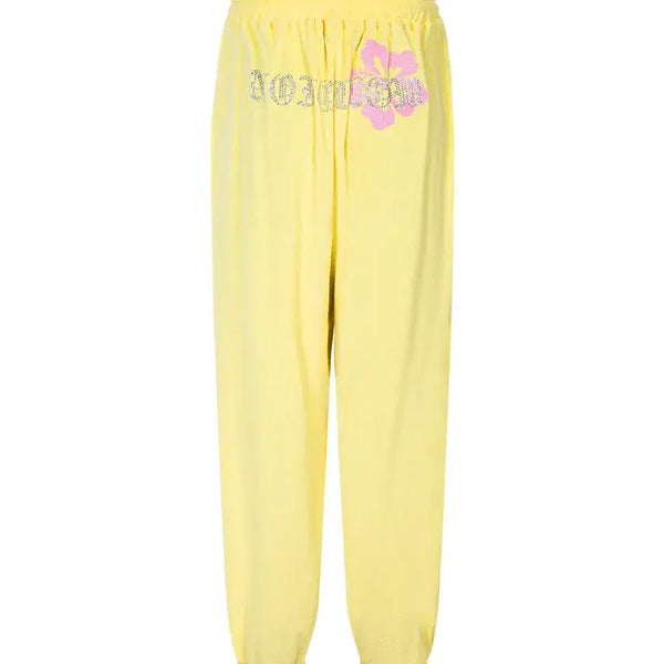 [BUNJANG] Weenie Terry Jogger Pants Yellow / 플리즈노팔로우 Weenie Terry Jogger Pants