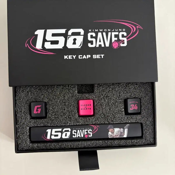 [BUNJANG] Lotte Giants Kim Won-jung 150 Saves Keycap Set / 롯데자이언츠 김원중 150세이브 키캡 세트 (1개X)