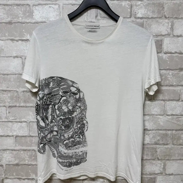 [BUNJANG] Alexander McQueen 2010s Archive Butterfly Skull T-Shirt / 알렉산더 맥퀸 2010s 버터플라이 스컬 반팔