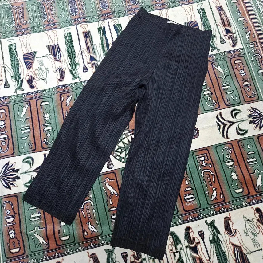 [BUNJANG] Pleats Please Issey Miyake Pleated Pants Black Size 5 / (매장택)플리츠플리즈 이세이미야케 플리츠 팬츠 5size