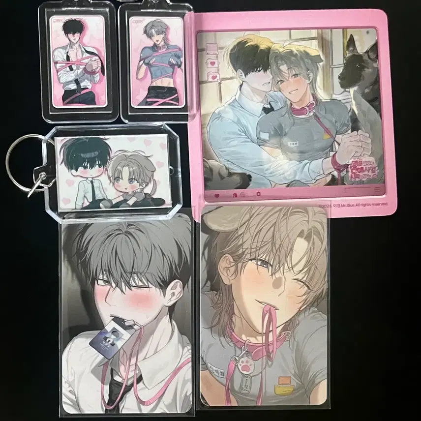 [BUNJANG] Mible Company Baek Cheonho & Shin Jaehee Keychain, Coaster, Postcard, Fan Set / 사용후반품불가 사반불 천호 제희 5특 키링 코스터 세트 미블컴퍼니 특전 7특 엽서 1특 부채 제작키링