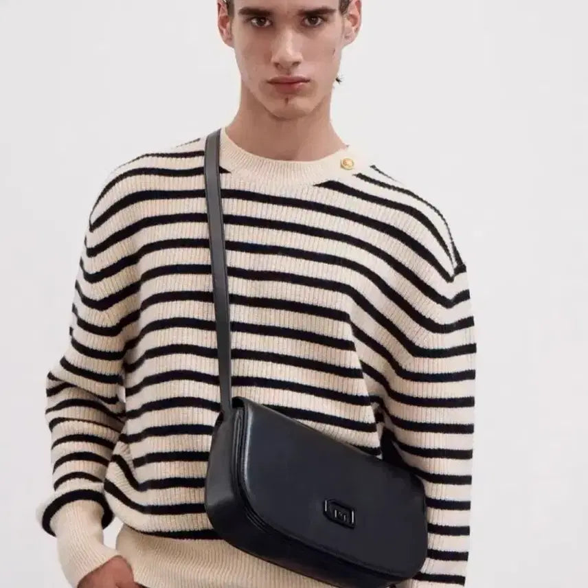 [BUNJANG] Recto Stripe Knit L / 렉토 스트라이프 니트 L