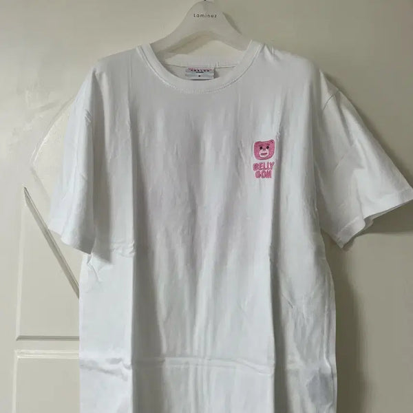 [BUNJANG] Bellie Bear Pink Short Sleeve T-Shirt / 55~날씬66 벨리곰 핑크 반팔