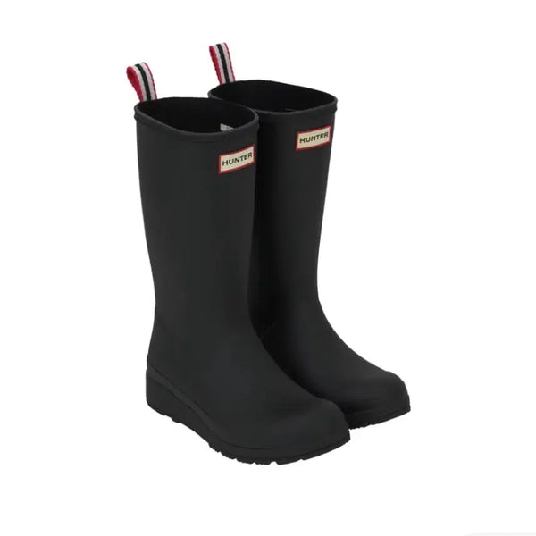 [BUNJANG] Hunter Play Tall Wellington Rain Boots Black / (W) 헌터 플레이 톨 웰링턴 레인 부츠 블랙