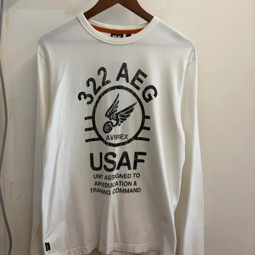 [BUNJANG] Avirex Vintage Long Sleeve T-Shirt / N316. 아비렉스 빈티지 롱슬리브 긴팔티