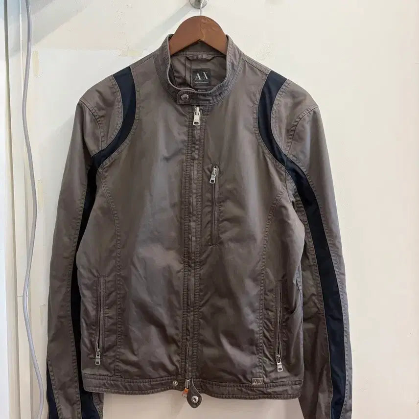 [BUNJANG] Armani Exchange Biker Jacket / N330. 알마니 아르마니 익스체인지 바이커 자켓