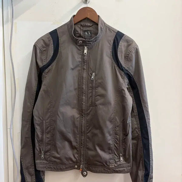[BUNJANG] Armani Exchange Biker Jacket / N330. 알마니 아르마니 익스체인지 바이커 자켓