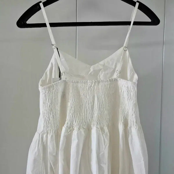 [BUNJANG] White Long Dress / 흰색 롱 원피스