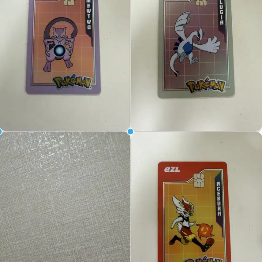 [BUNJANG] Pokemon Transportation Card (Mewtwo, Lugia, Cinderace) / 포켓몬 교통카드(뮤츠, 루기아, 에이스번)