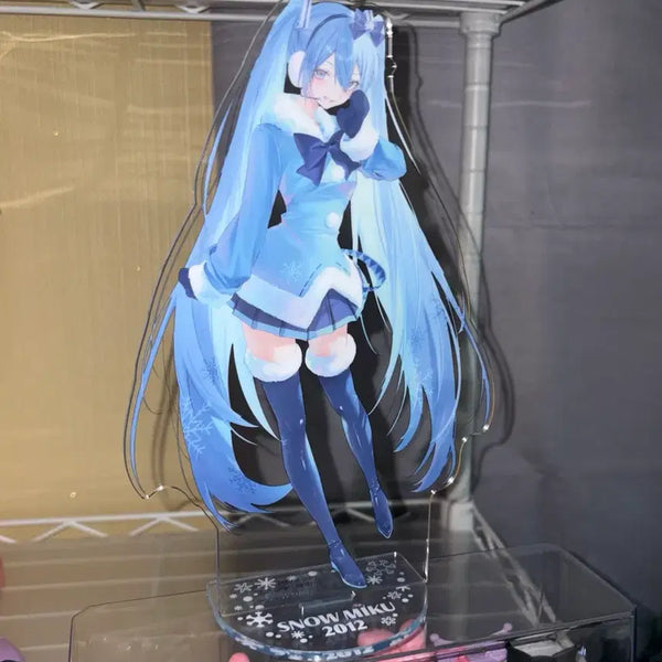 [BUNJANG] Vocaloid Hatsune Miku 2012 Snow Miku D Ver. Acrylic Stand Figure / 보컬로이드 보카로 하츠네 미쿠 아크릴 스탠드 스노우 미쿠 2012 D상 유키미쿠 미쿠 피규어
